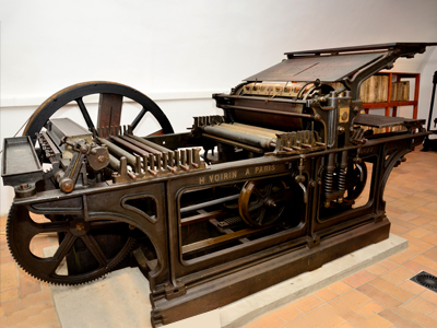 Ancienne presse à imprimer
