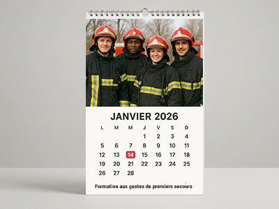 calendrier de pompiers