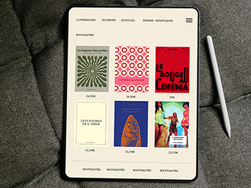 Couverture de livre numérique sur marketplace