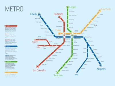 plan de métro